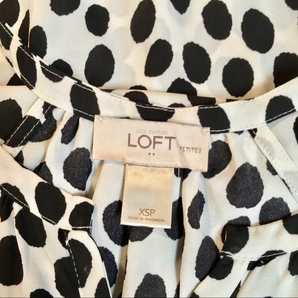 LOFT Print Sleeveless Blouse - Picture 4 of 5